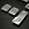View Item Silver Rubber Grip Alloy Foot Pedals